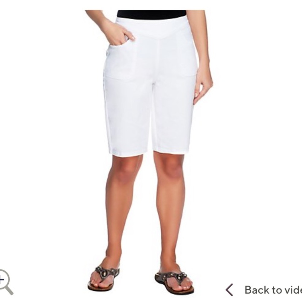 Bermuda shorts by denim & co  with pockets